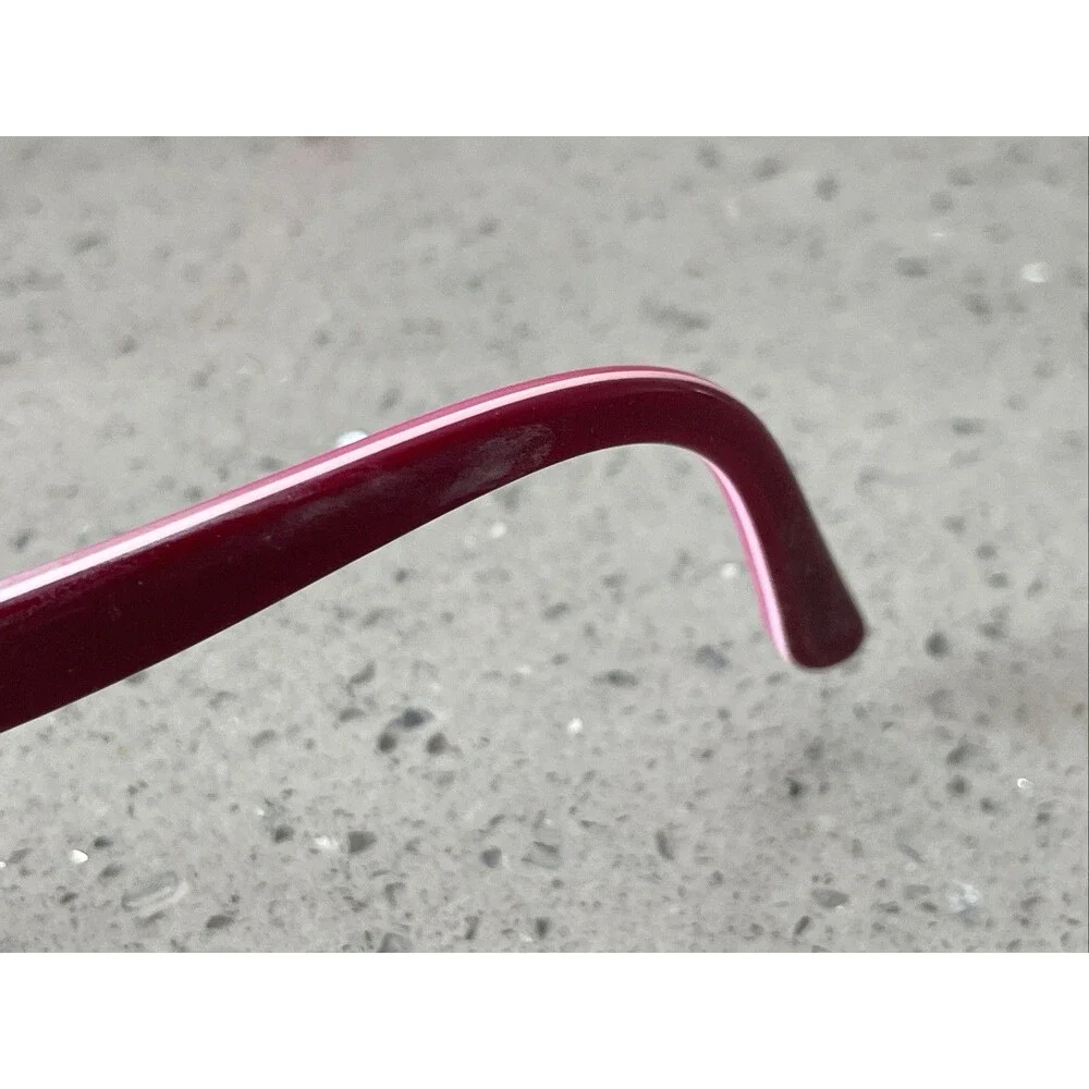 OCCHI 2007 Pink Eyeglasses Frames ONLY 45-14-130 Oval purple kids